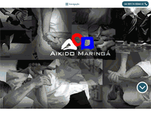 Tablet Screenshot of aikidomaringa.com.br